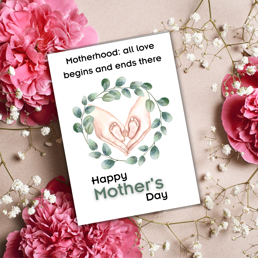Mother’s Day Card | Printable 5x7in Folding Card with Envelope | Digital Download for Mom - Image 2