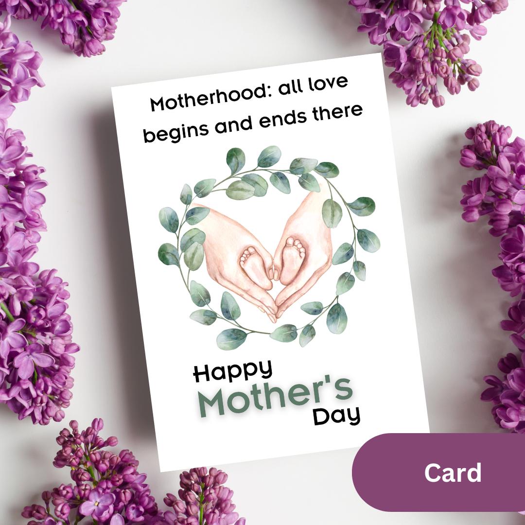 Mother’s Day Card | Printable 5x7in Folding Card with Envelope | Digital Download for Mom - Image 3