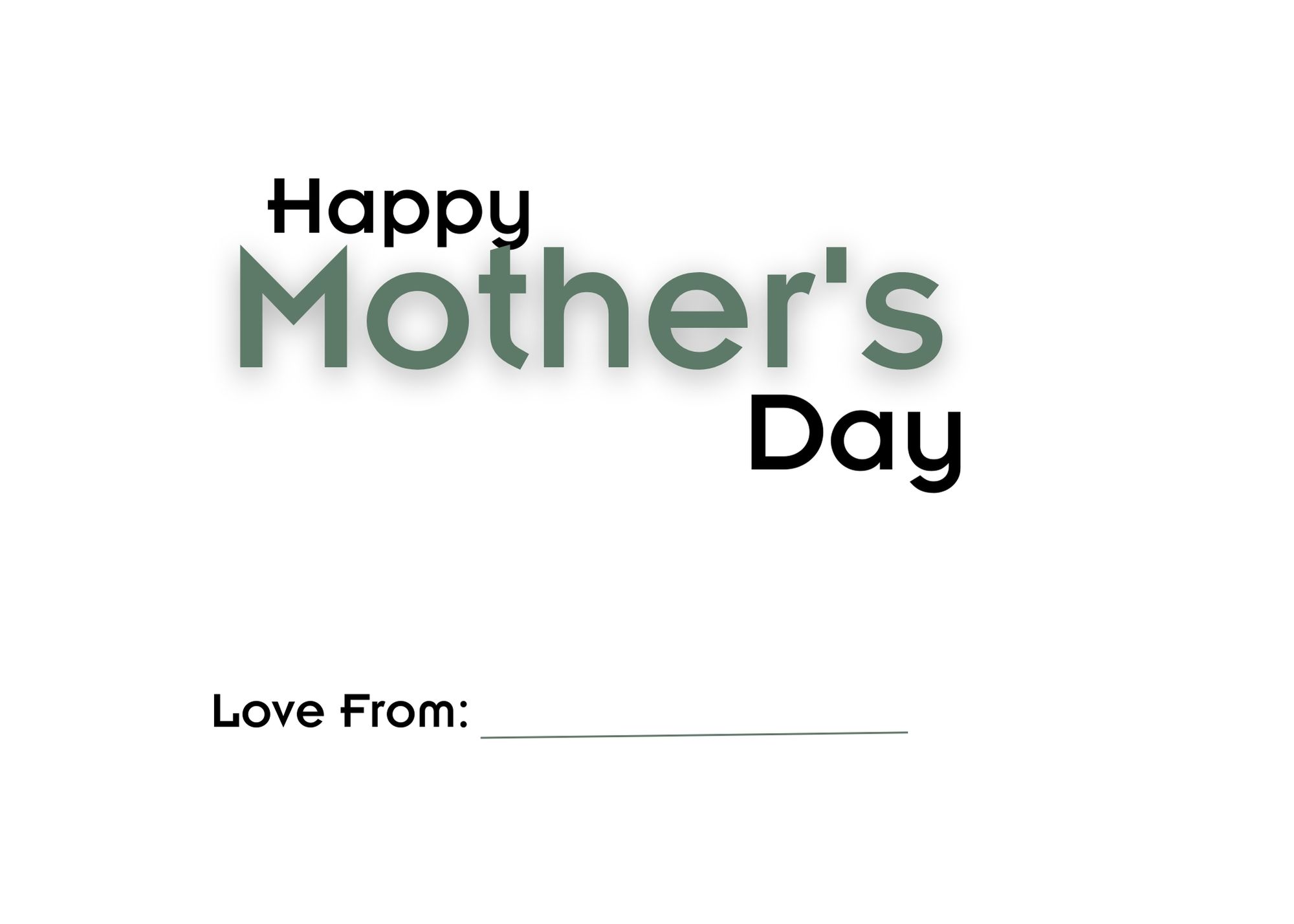 Mother’s Day Card | Printable 5x7in Folding Card with Envelope | Digital Download for Mom - Image 9